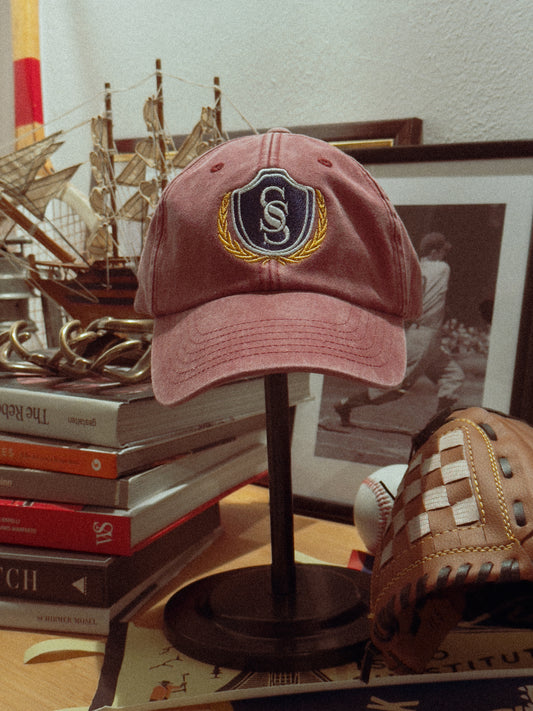 "Preppy" Cap vintage red