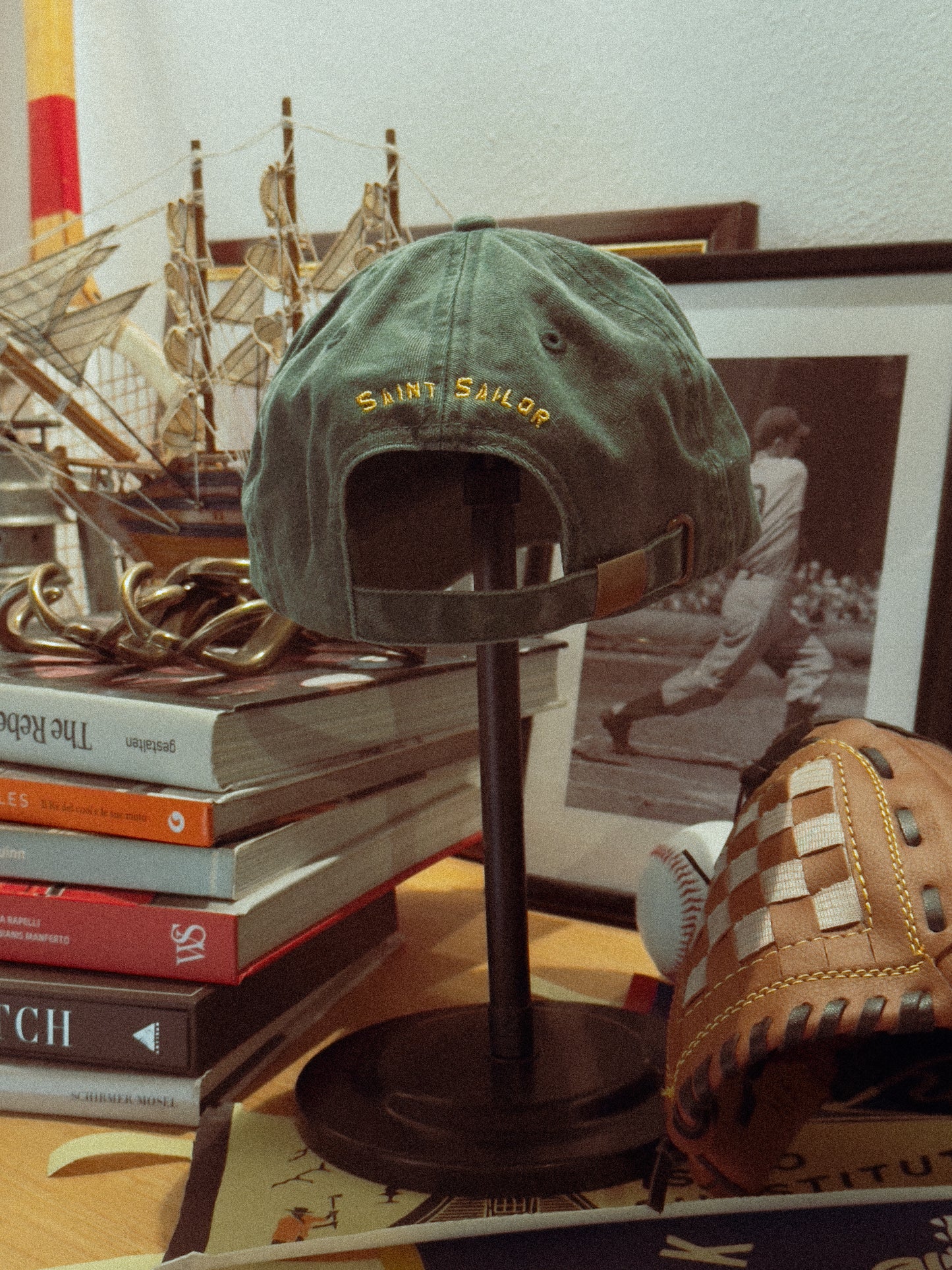 "Preppy" Cap vintage green