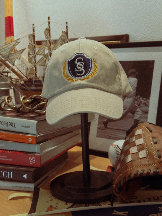 "Preppy" Cap vintage cream