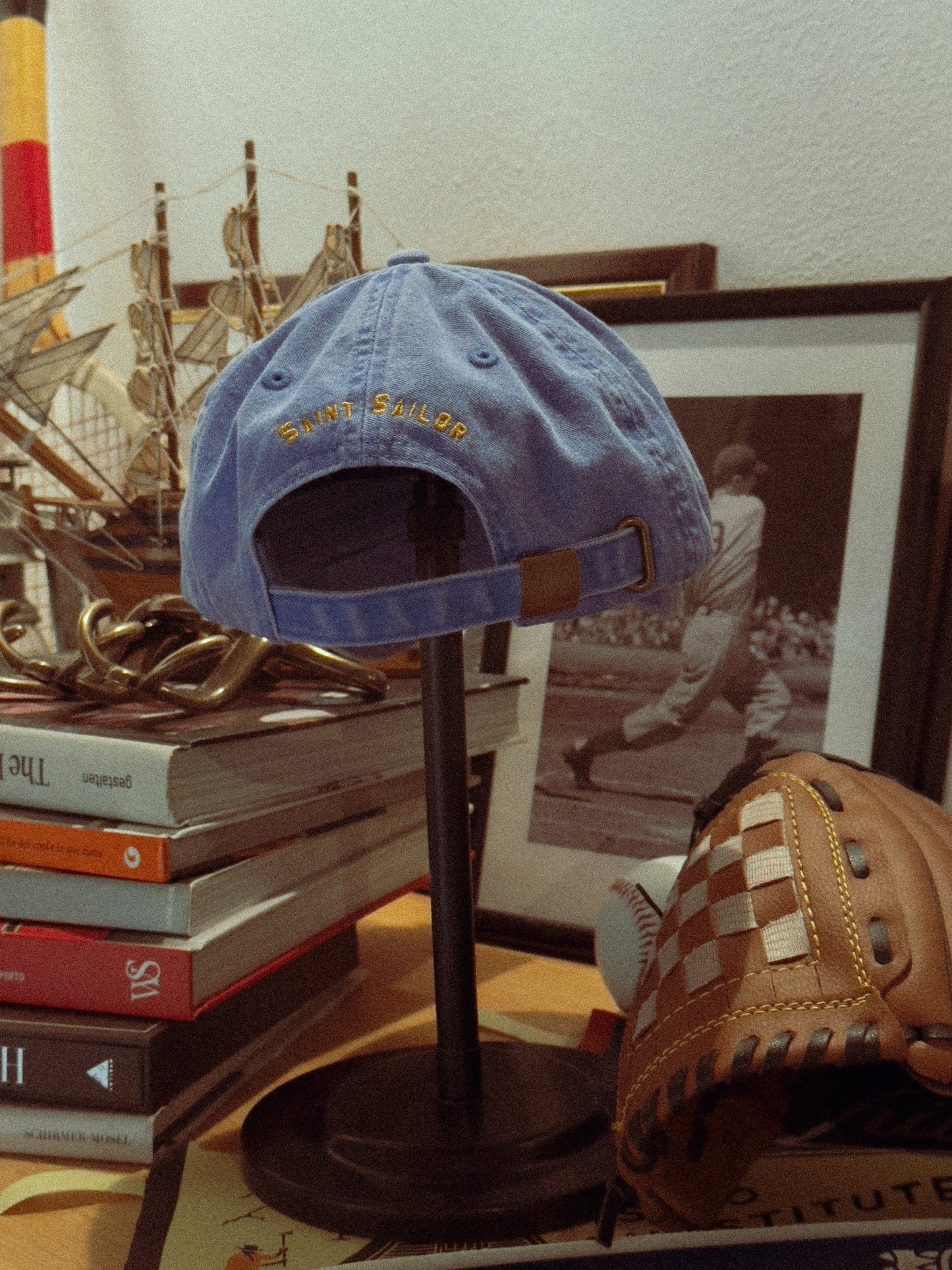 "Preppy" Cap vintage blue